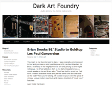 Tablet Screenshot of darkartfoundry.com